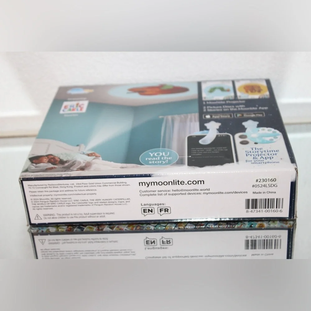 Moonlite Storytime Projector Eric Carle 3 Story Pack Very Hungry Caterpillar - Picture 4 of 7